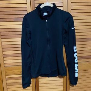 Nike Pro “just do it” performance half zip
